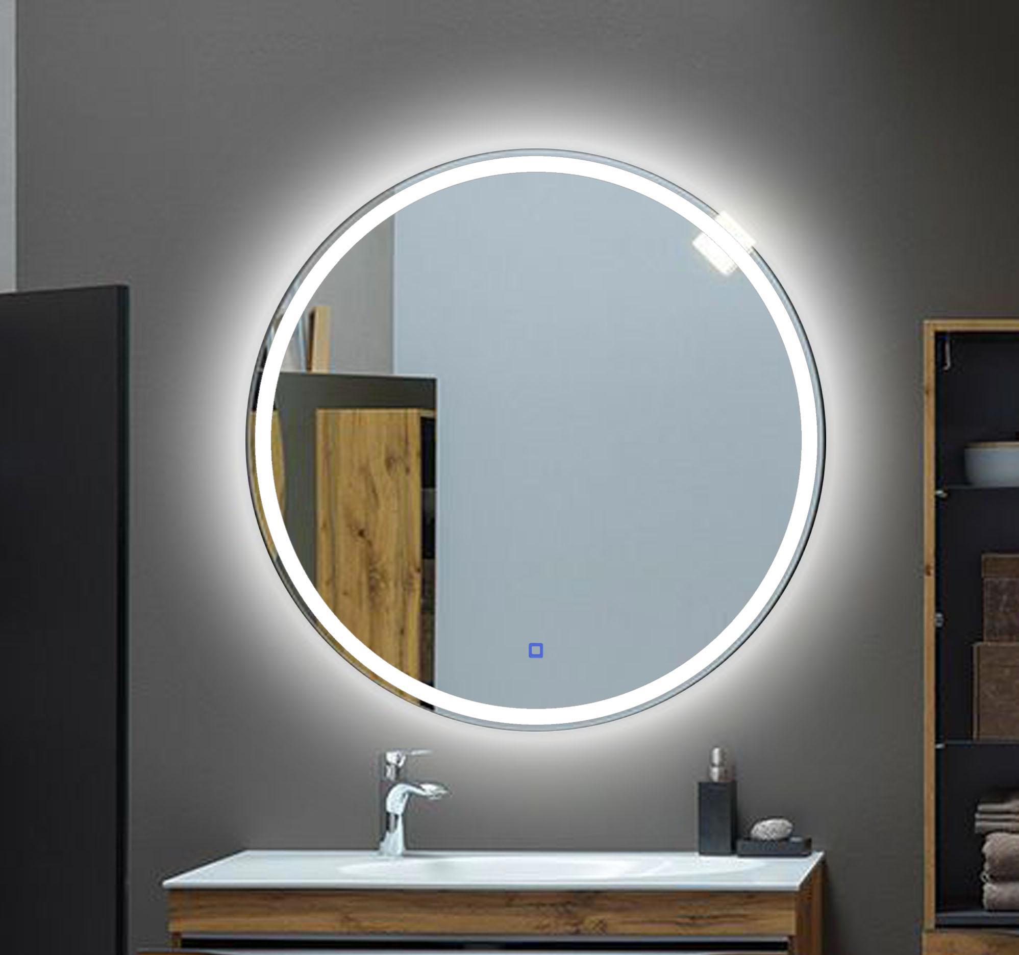 STLM-0252334 Зеркало RING 06.60.L.02 с LED подсветкой 600мм 90495880 ПЕКАМ Зеркало для ванной