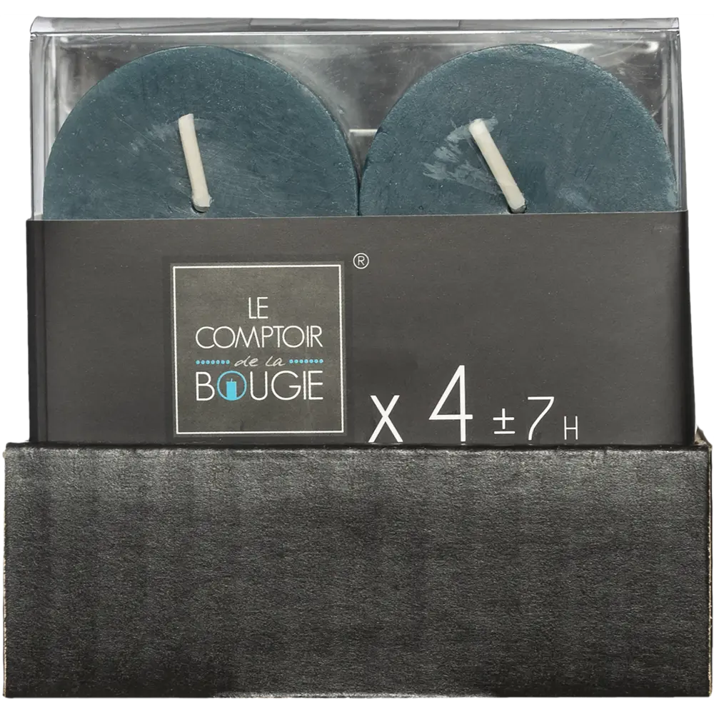 Набор свечей «Рустик», цвет синий, 4 шт Atmosphera STLM-2066007 - Вид №2