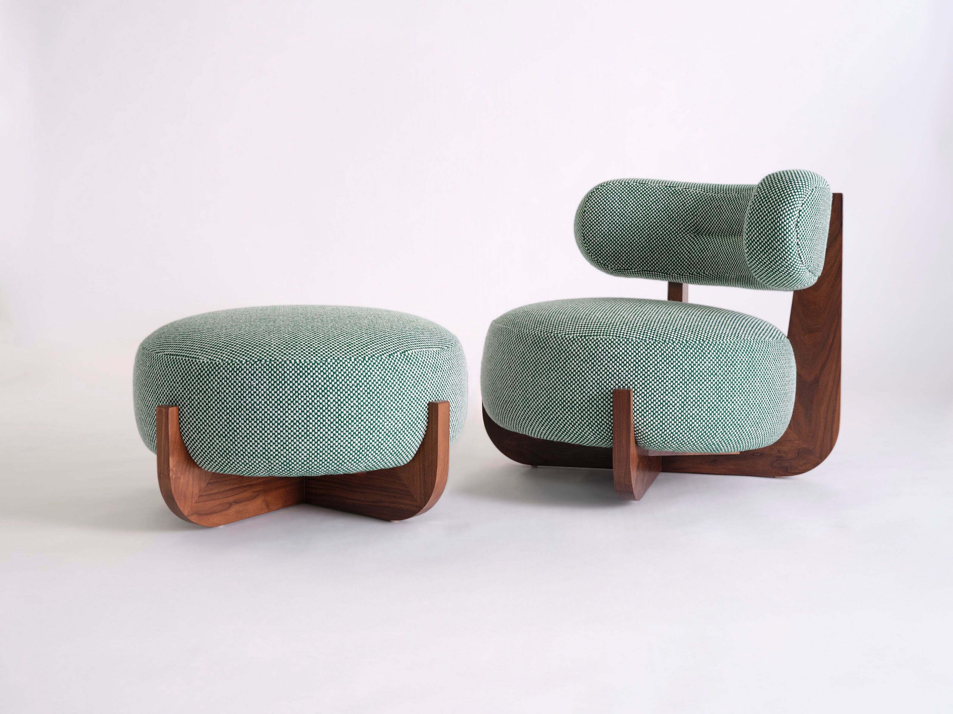 Тканевое кресло без подлокотников Phase Design Ziba ARCH-00009854 - Вид №4