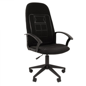 90742015 Офисное кресло Ст-27 ткань цвет черный STLM-0363912 СТАНДАРТ