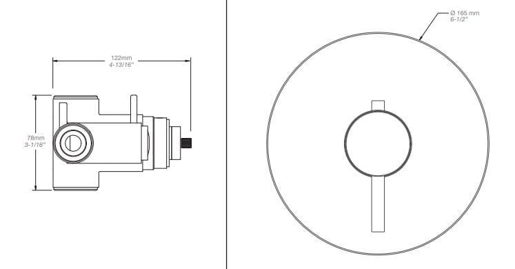 Термостатический набор для душа с душем BARIL PRO-3902-66 ARCH-00148037 - Вид №2