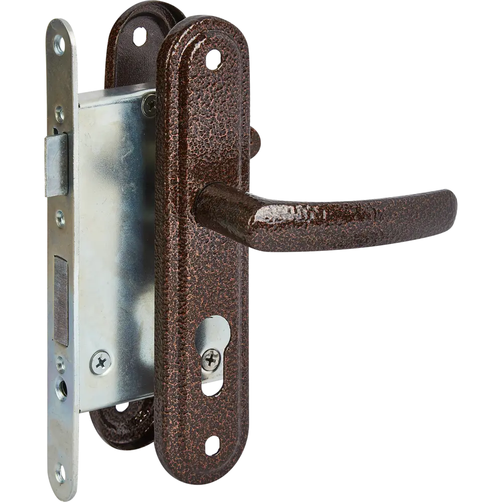 ЗЕНИТ Замок врезной входной с тройной защитой, медь 85281885 STLM-1368903 - Вид №2