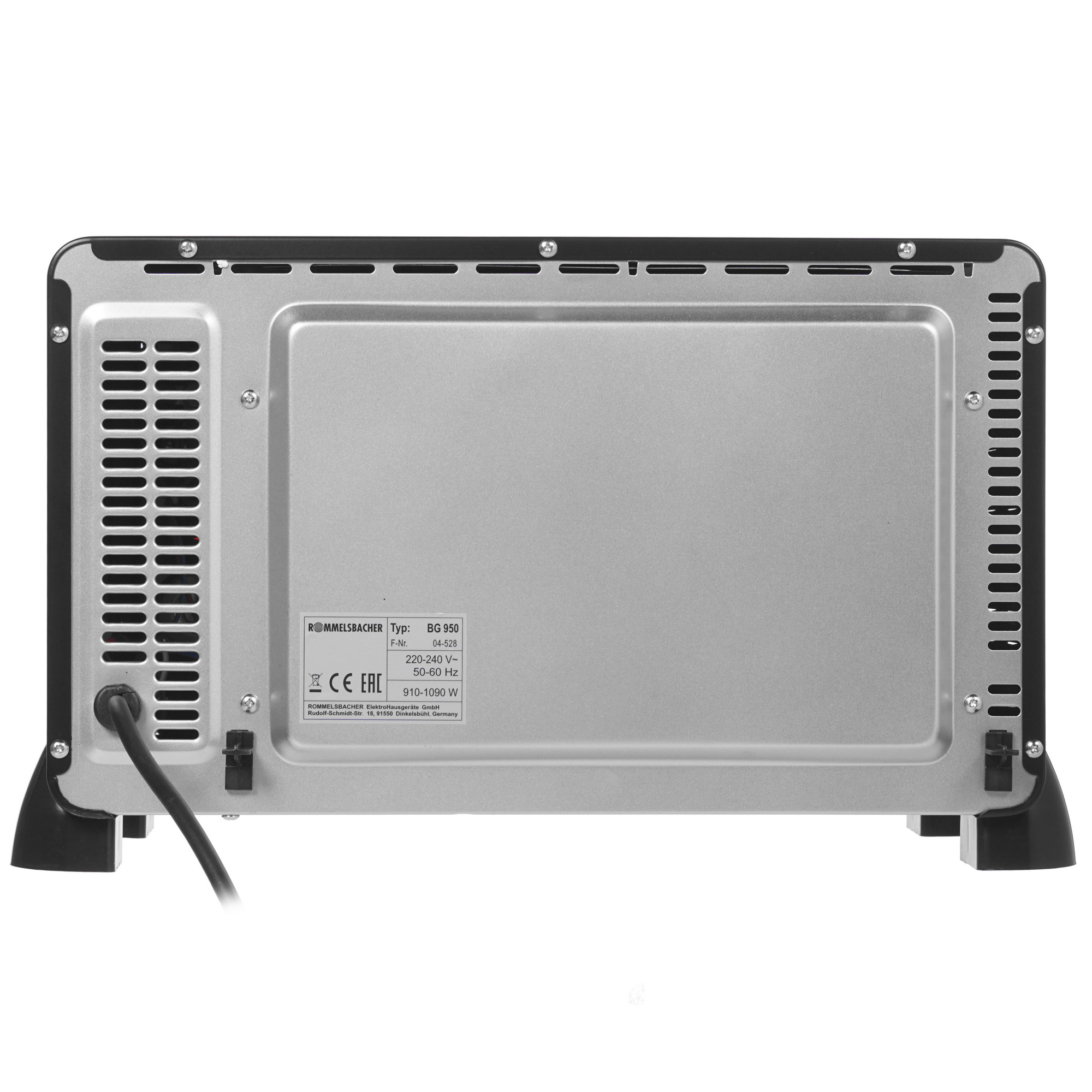 8117070 Мини-печь Rommelsbacher BG 950 черный STDN-0076530 - Вид №6