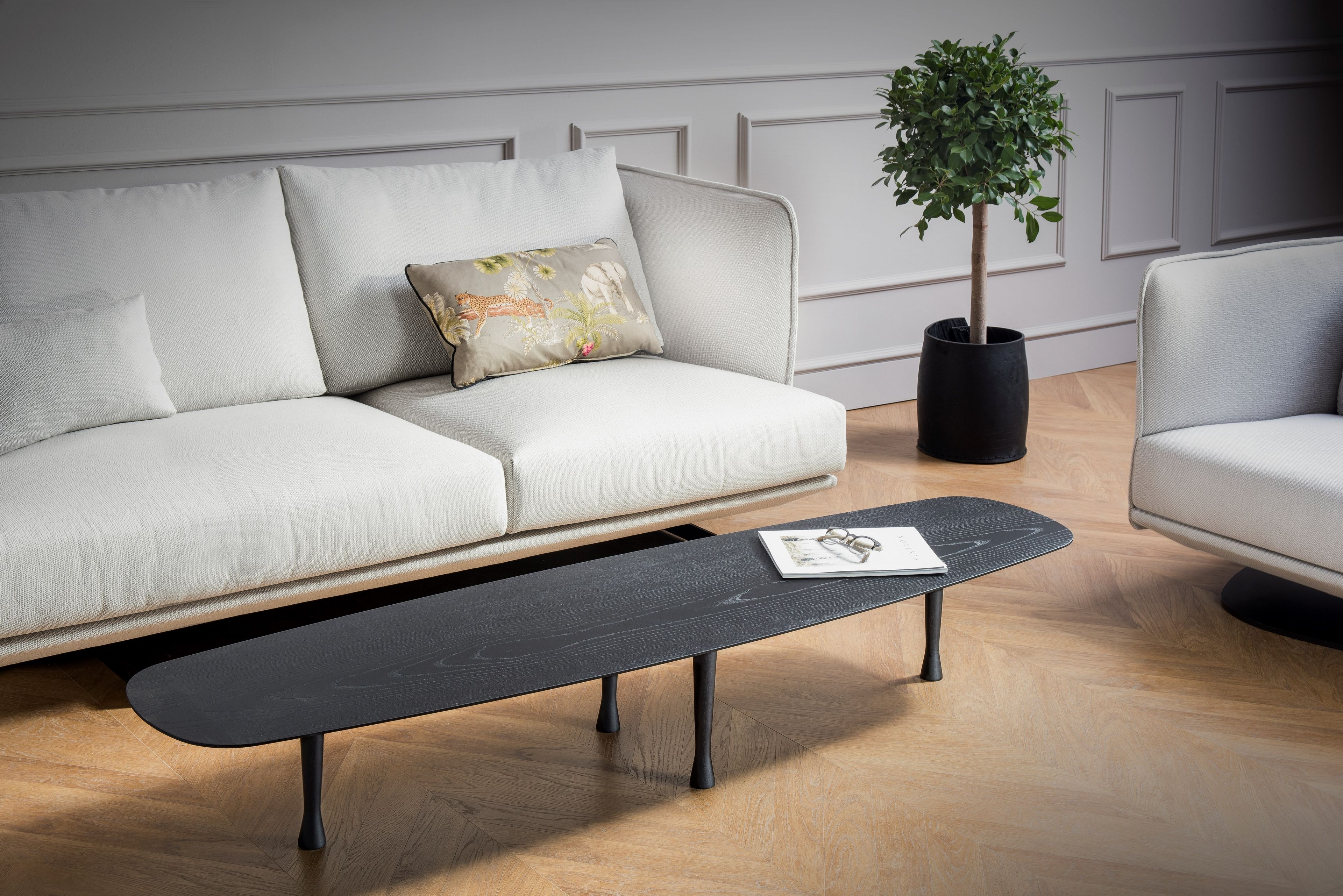 Деревянный низкий журнальный столик NOMON уникальный ARCH-00013087 - Вид №3