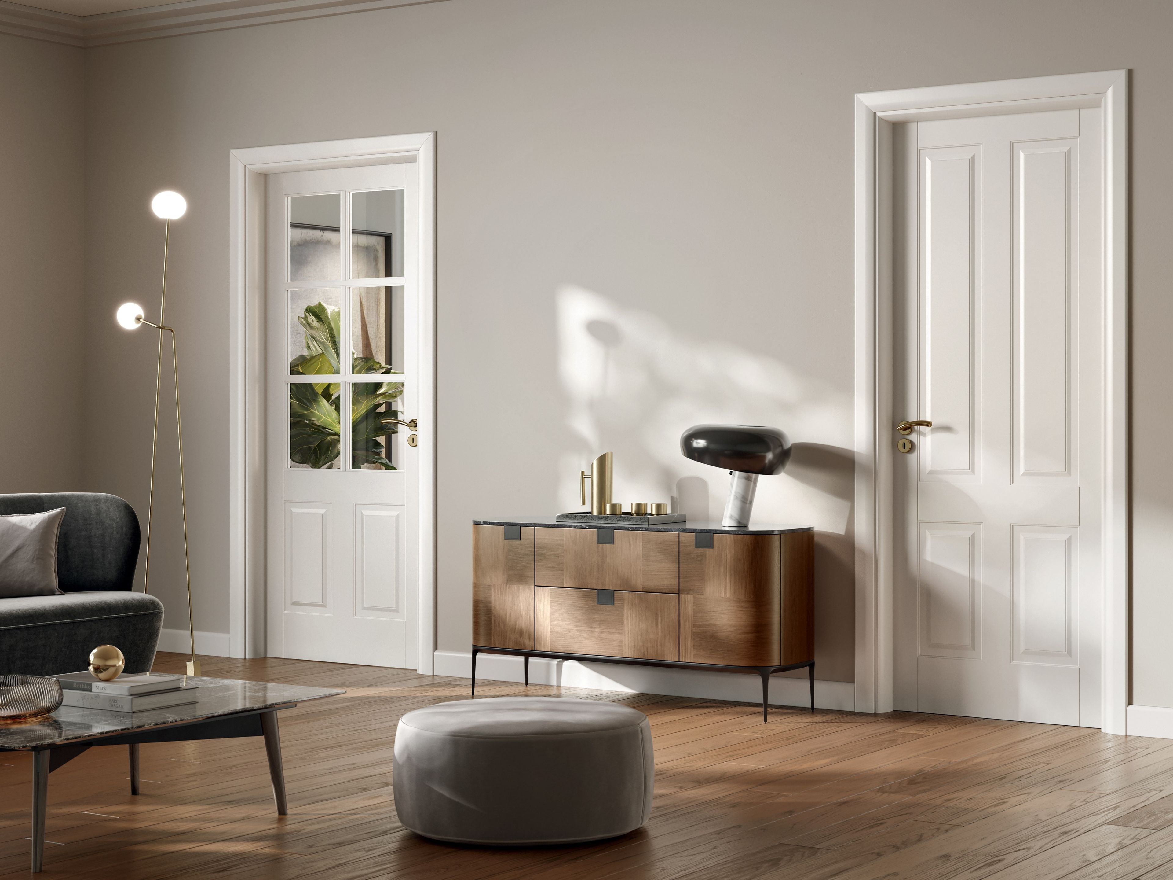 Классический стиль лакированная распашная дверь GAROFOLI Sublimia ARCH-00033668 - Вид №1