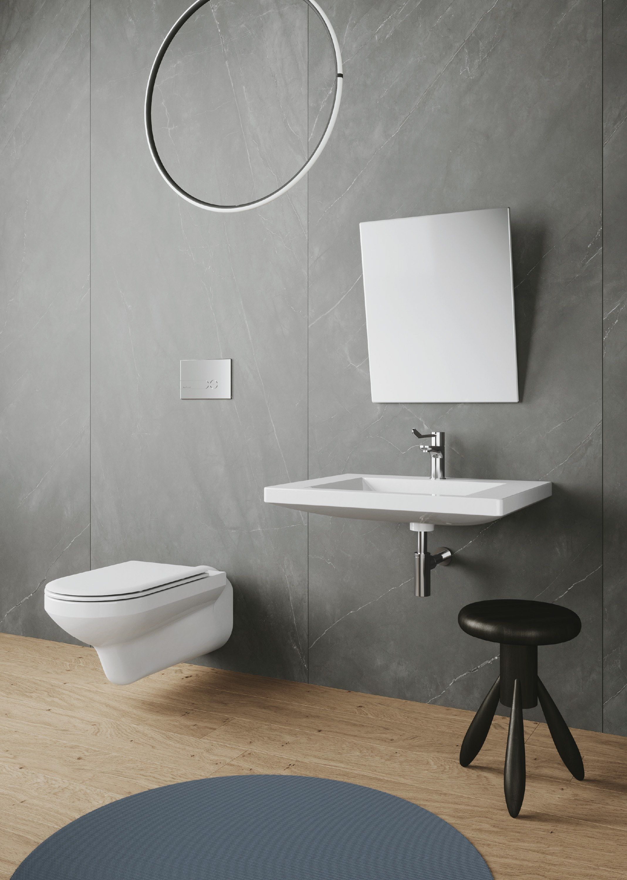 Подвесной туалет для инвалидов Azzurra Ceramica THIN ARCH-00047641 - Вид №1