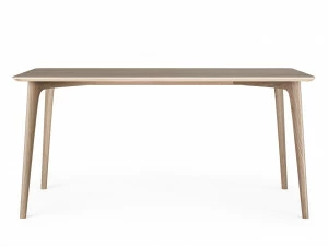 Обеденный стол прямоугольный осветленный дуб, графитовый 160 см Iggy THE IDEA  210050 Дуб сонома;бежевый