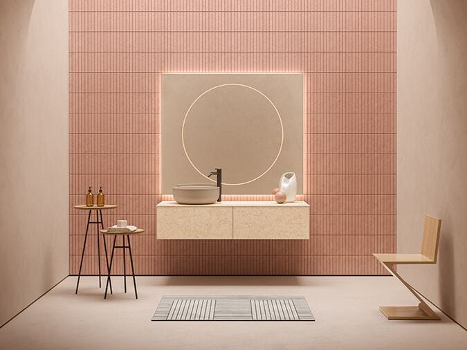 Зеркало со встроенным освещением для ванной комнаты Inbani ALO ROUND ARCH-00007263 - Вид №1