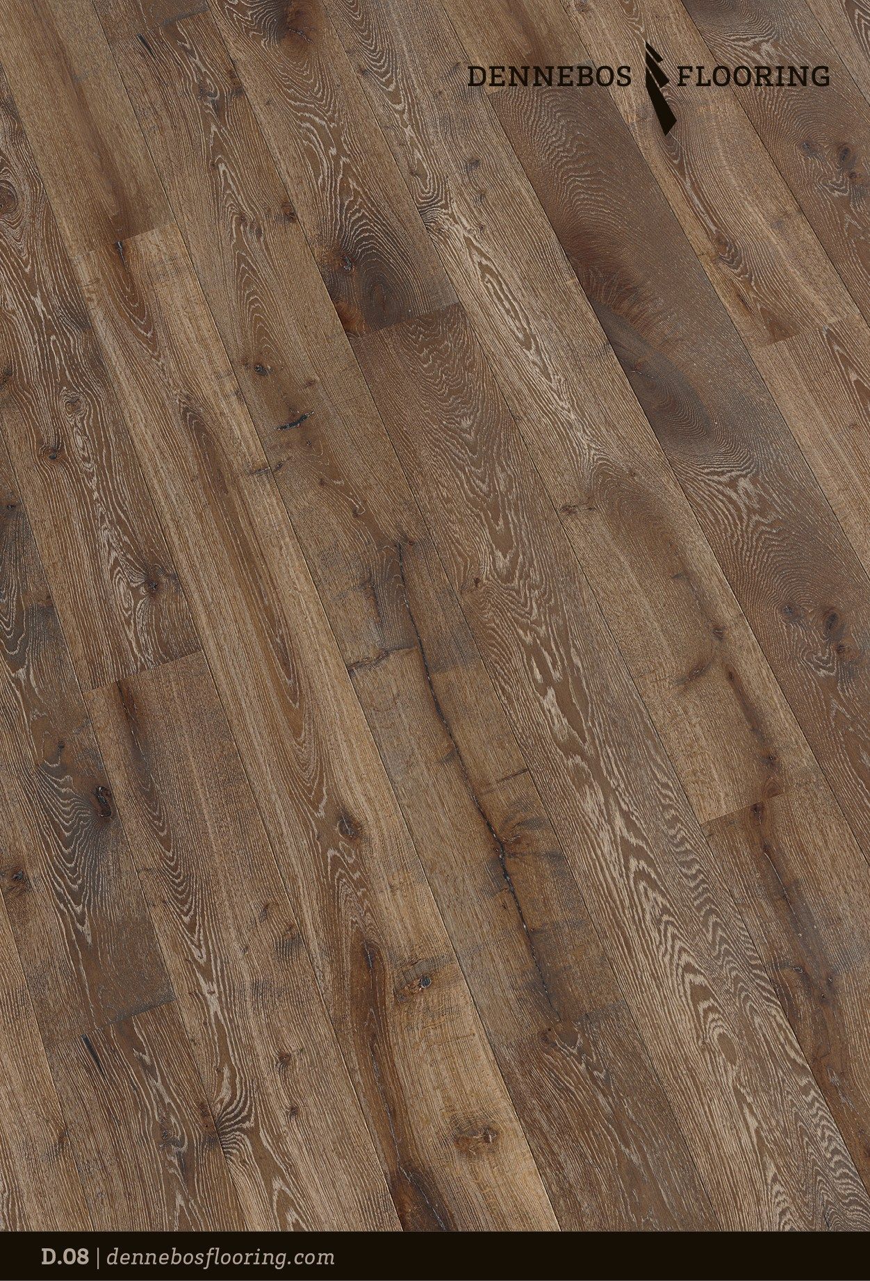 Дубовый паркет Dennebos Flooring Dark ARCH-00108772 - Вид №1