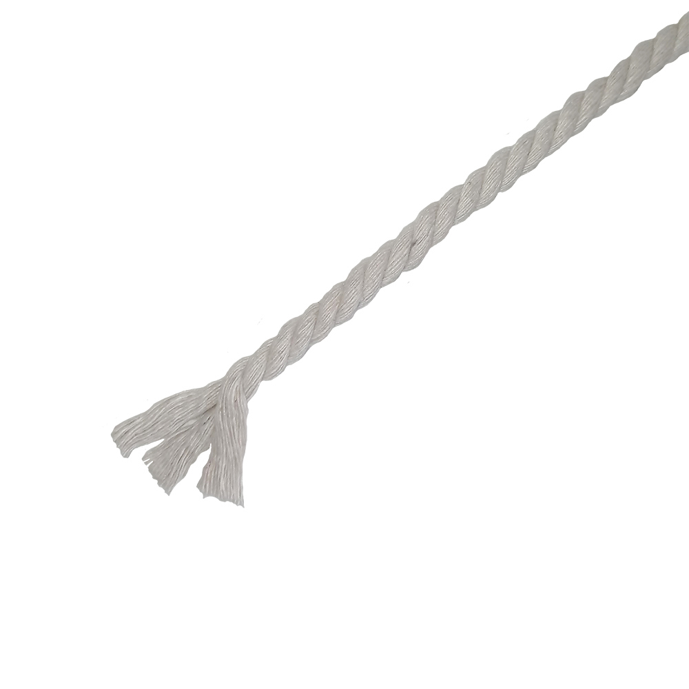 84996758 Веревка хлопковая 6 мм цвет серый, на отрез STLM-0057547 СИБШНУР