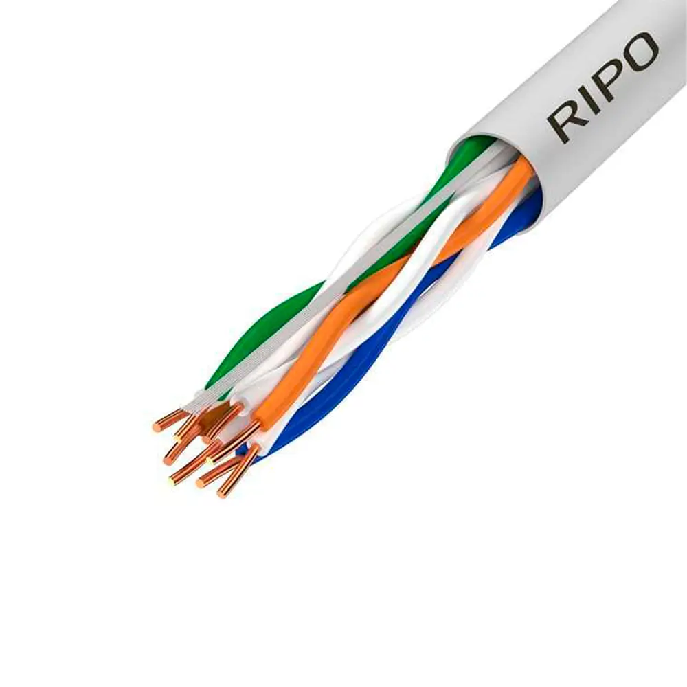 91219803 Витая пара Ripo Plus UTP 4 CAT5E 24AWG Fluke test 0.46 медь 100 м STLM-1102490