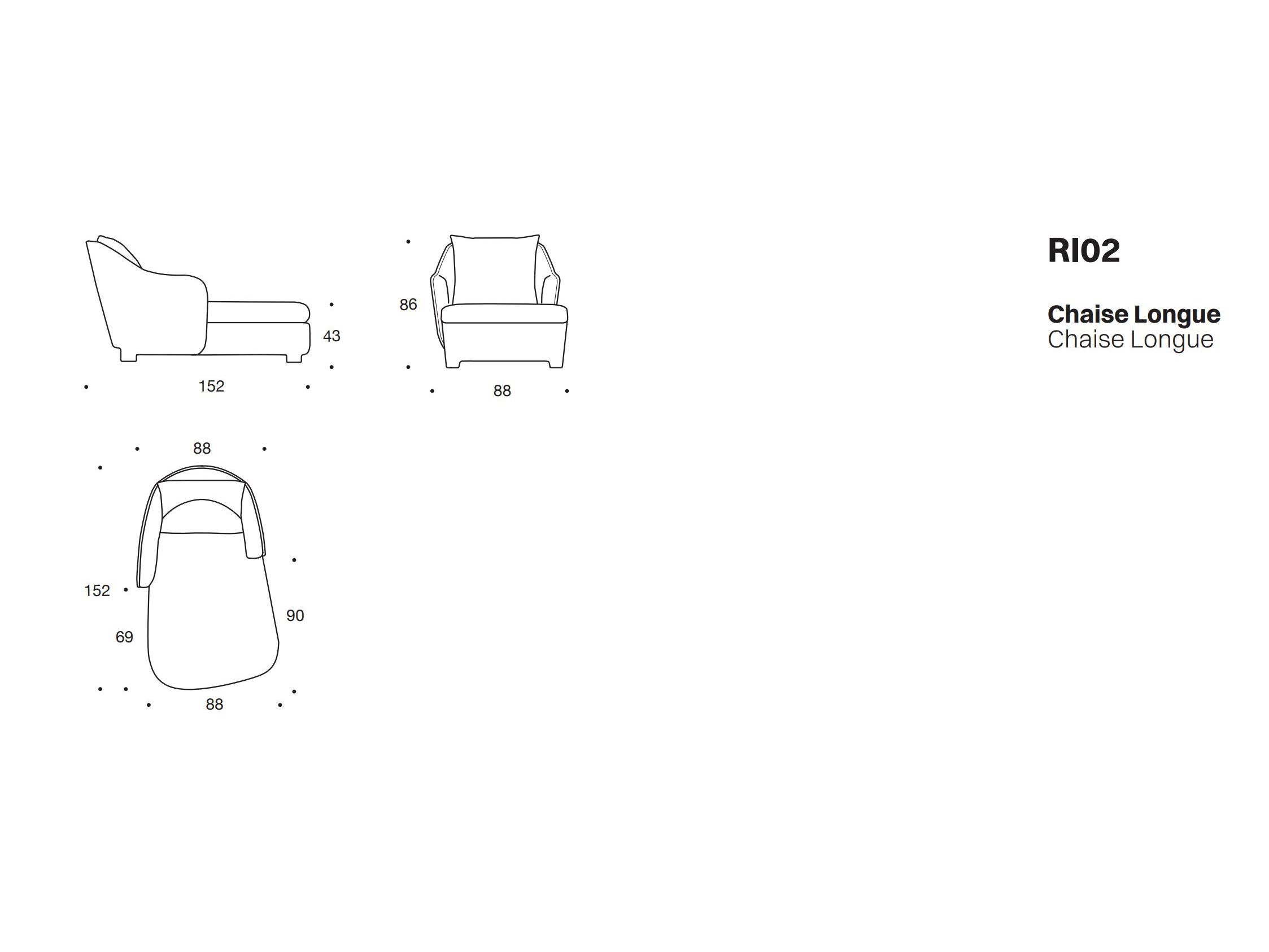 Кушетка VALENTINI Rizz ARCH-00141908 - Вид №3