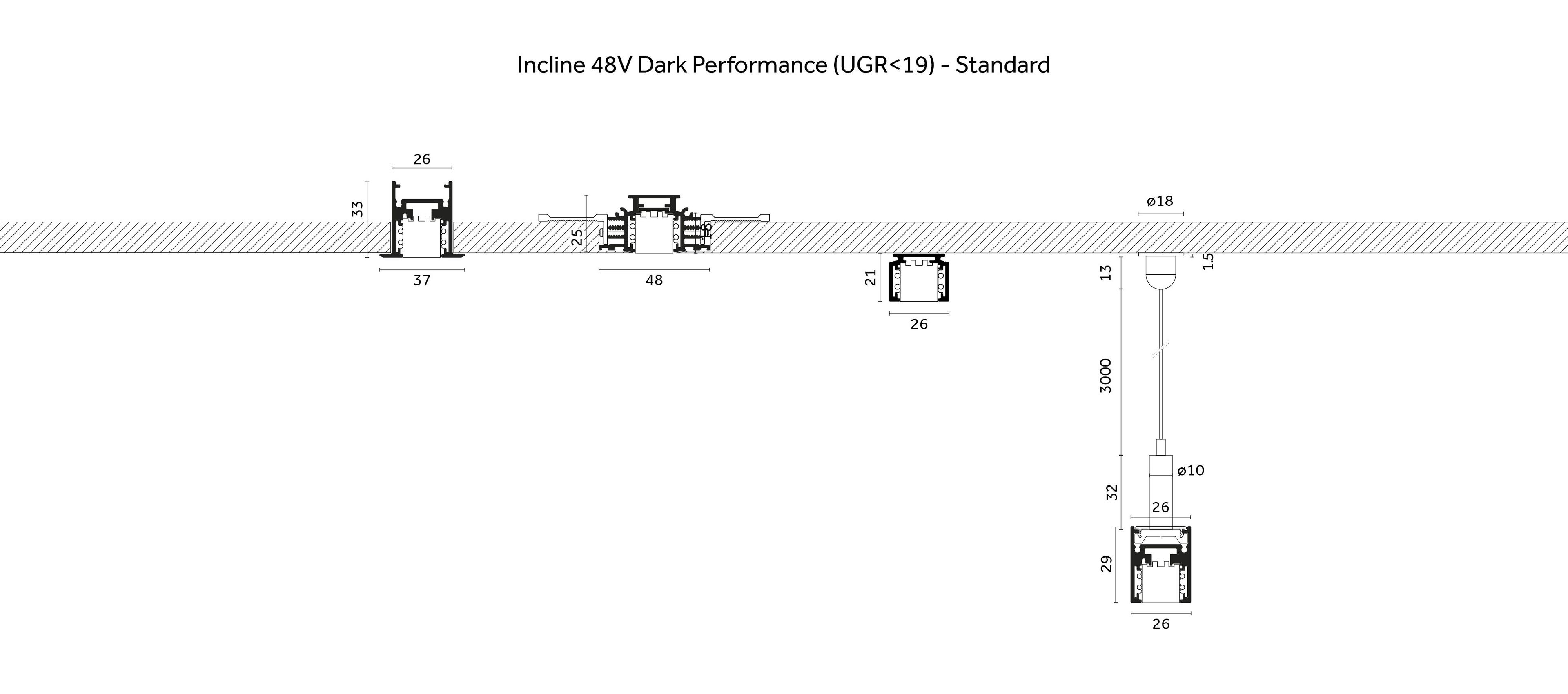Алюминиевое светодиодное освещение Reggiani 48 V System ARCH-00128412 - Вид №4