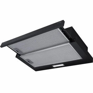 91505121 Встраиваемая вытяжка Meferi Slidebox60BK Light 60 см цвет черный STLM-1484711