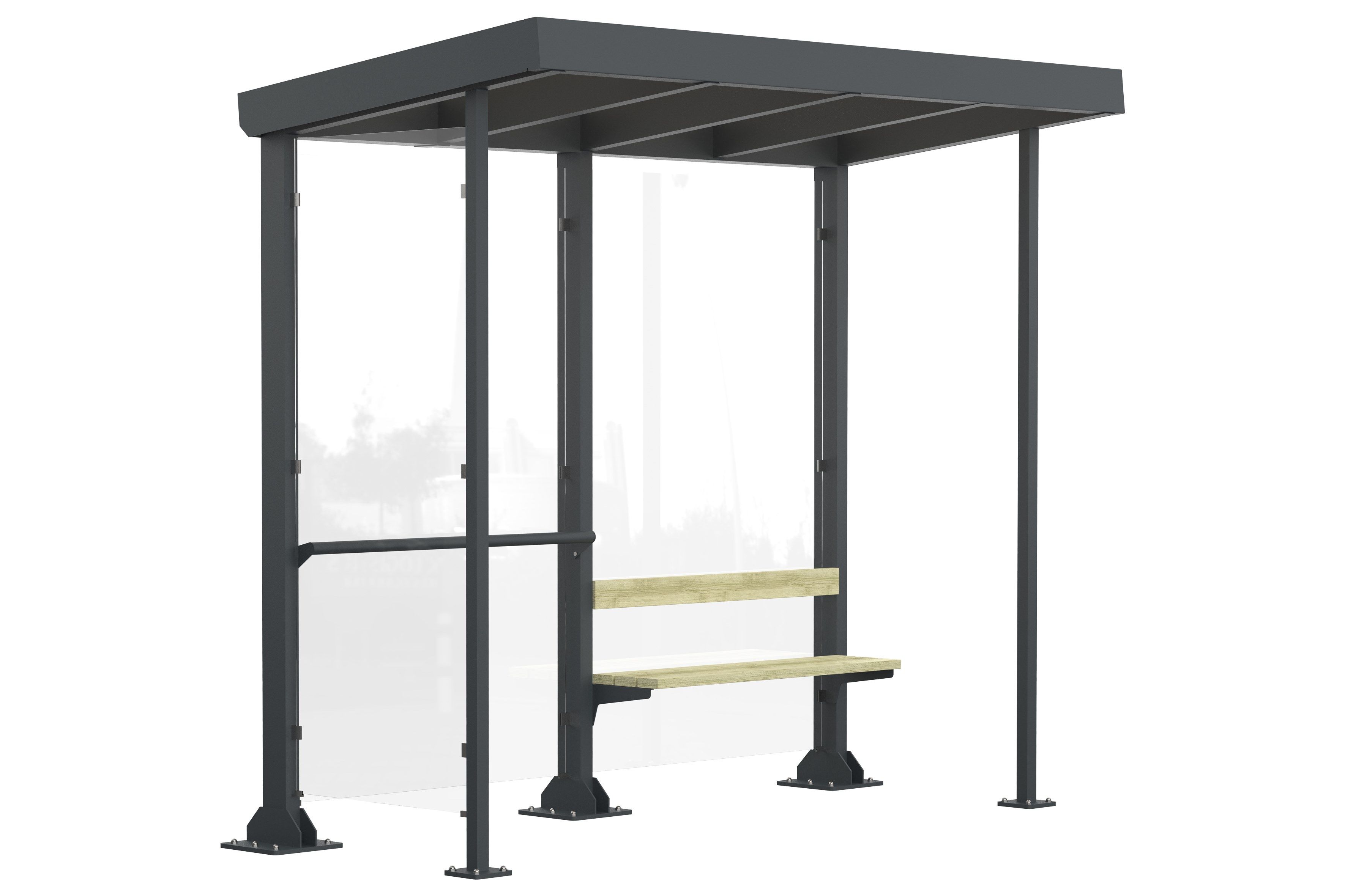 Поликарбонатный навес для автобусной остановки Lazzari ARCH-00113995