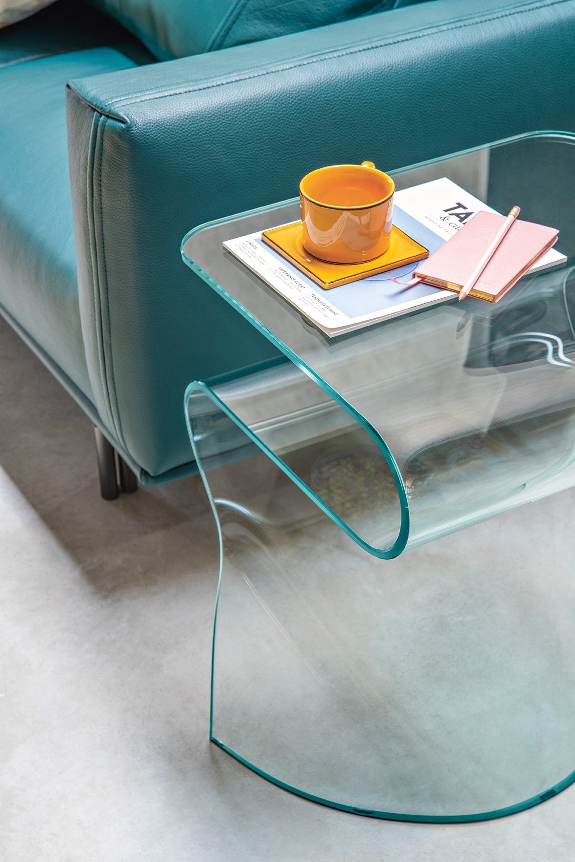 Стеклянный журнальный столик FIAM ITALIA TOKI ARCH-00070660 - Вид №3