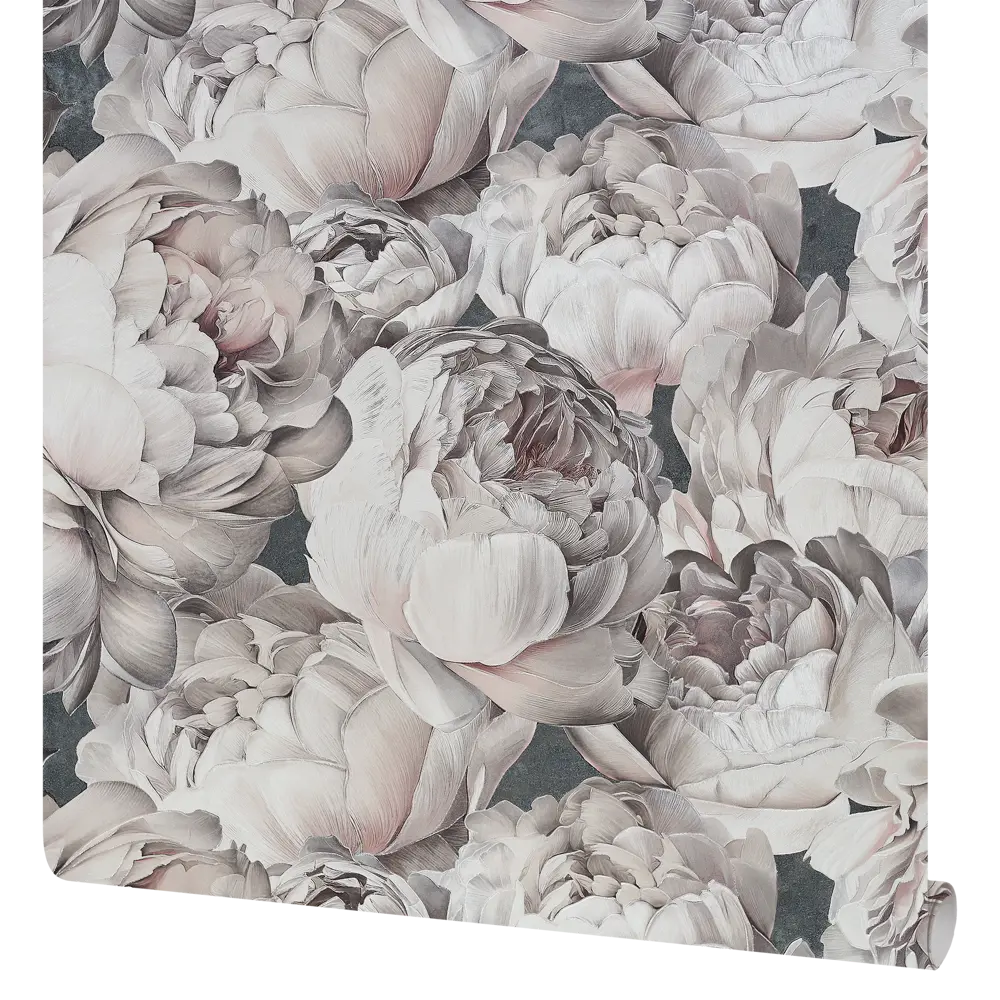 Обои флизелиновые Victoria Stenova Peony коричневые 1.06 м VS585339 STLM-2124114 - Вид №1