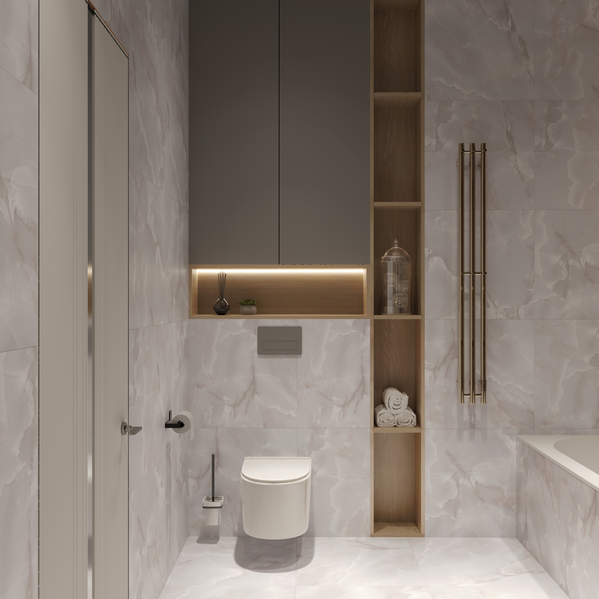 Керамогранит PRIMO ONYX GREY 60х60 Arcadia Ceramica RT6005-A 