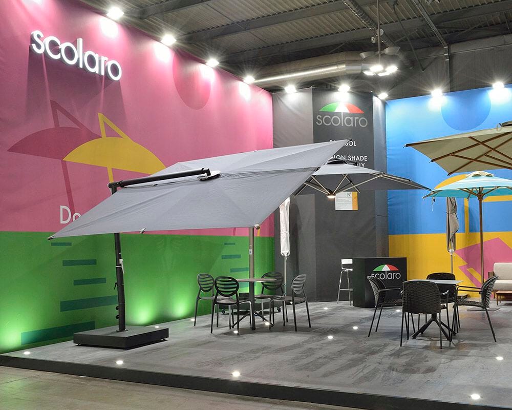 Алюминиевый поворотный зонтик с порошковым покрытием Scolaro Parasol ARCH-00041927 - Вид №11