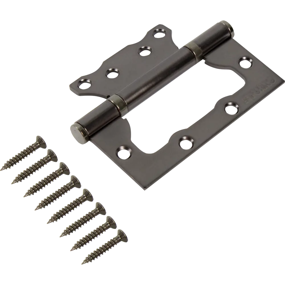 FUARO Петля накладная графит для деревянных дверей 100×75 мм 82105961 Home STLM-0019056 - Вид №2
