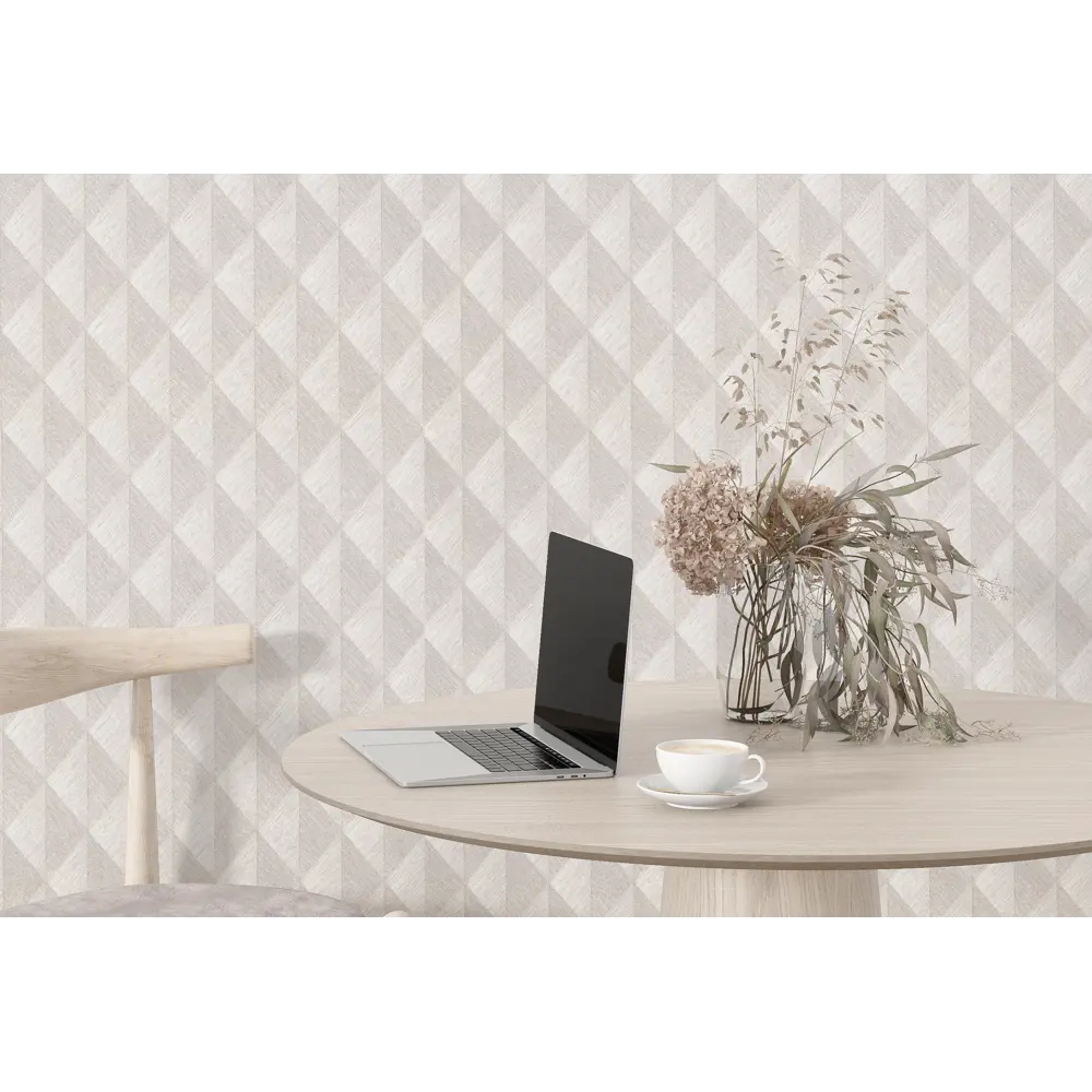 Обои флизелиновые Asc Wallpaper Trio светло-коричневые 1.06 м 204260 STLM-2149885 - Вид №4