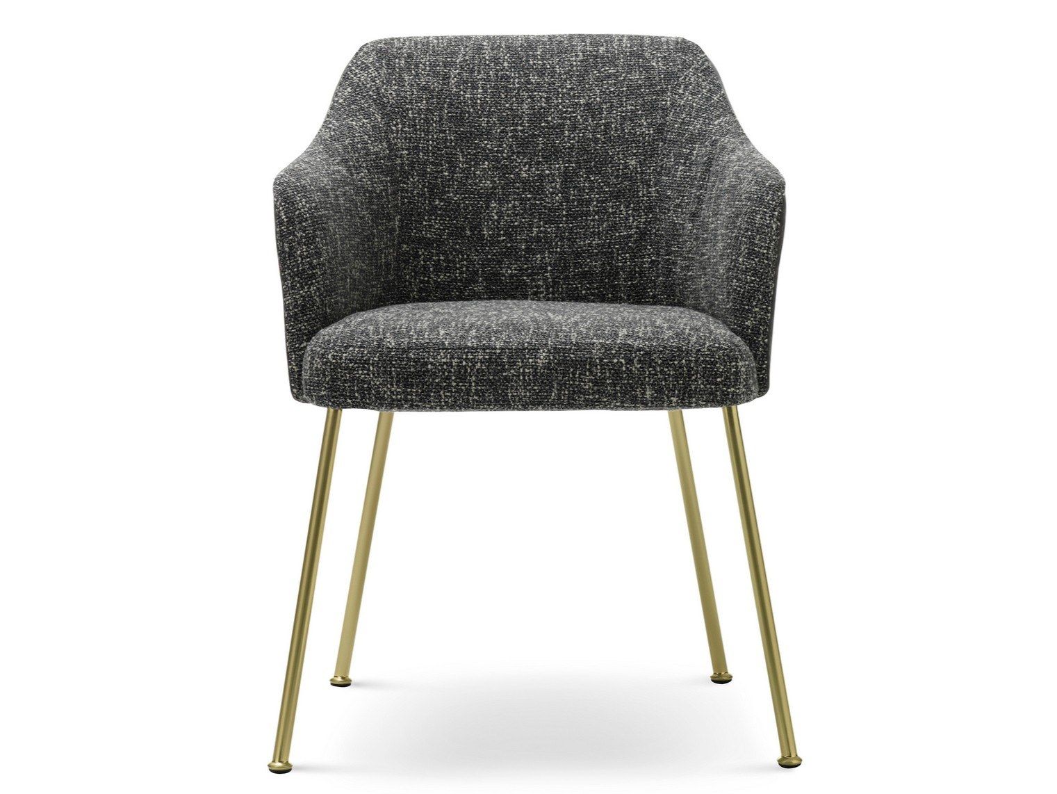 Мягкий тканевый стул с подлокотниками Saba Italia ARCH-00029731 - Вид №4