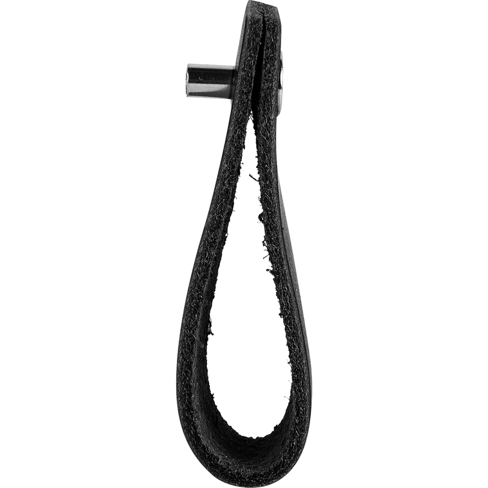 Ручка-скоба мебельная Inspire Zack кожа 70 мм цвет черный шт STLM-2058972 - Вид №1