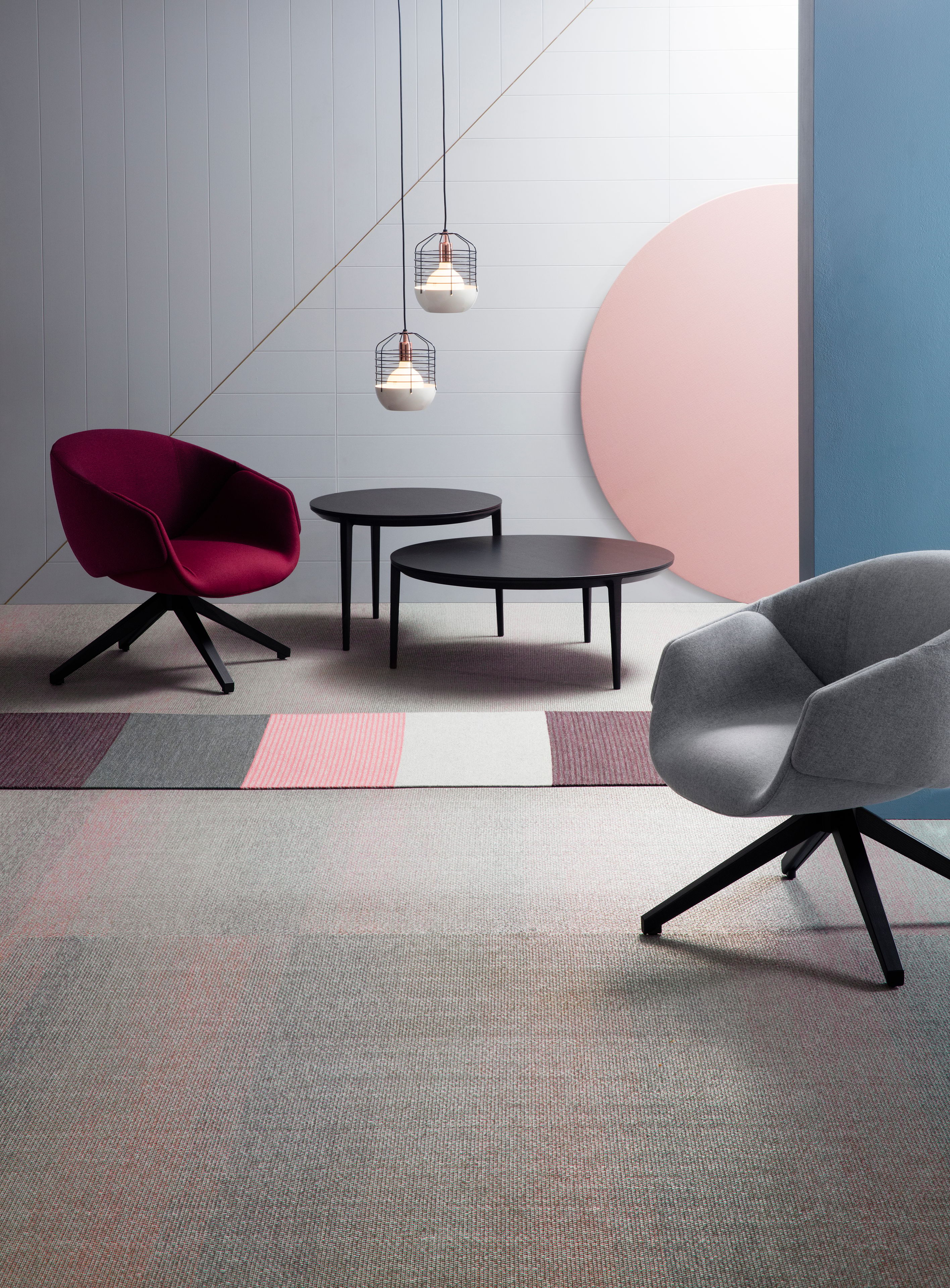 Тканевое вращающееся кресло с подлокотниками SP01 ARCH-00109754 - Вид №3