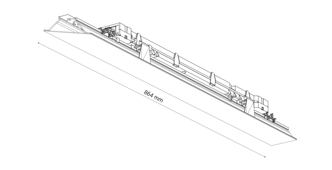 Встраиваемый линейный профиль освещения для светодиодных модулей PROLICHT слайдер ARCH-00059911 - Вид №4