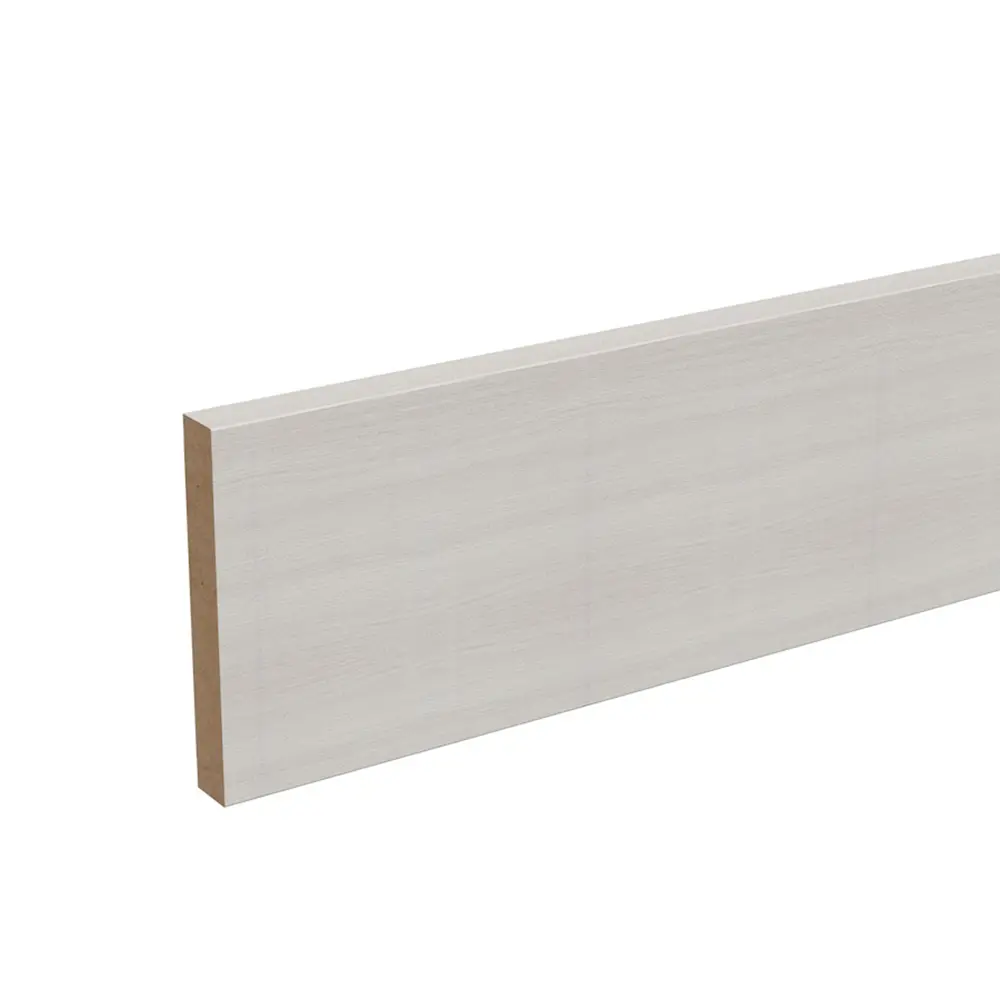 Добор 2070x200х8 мм ПВХ ламинация цвет лиственница белая КРОНОПРОФИЛЬ STLM-2059508