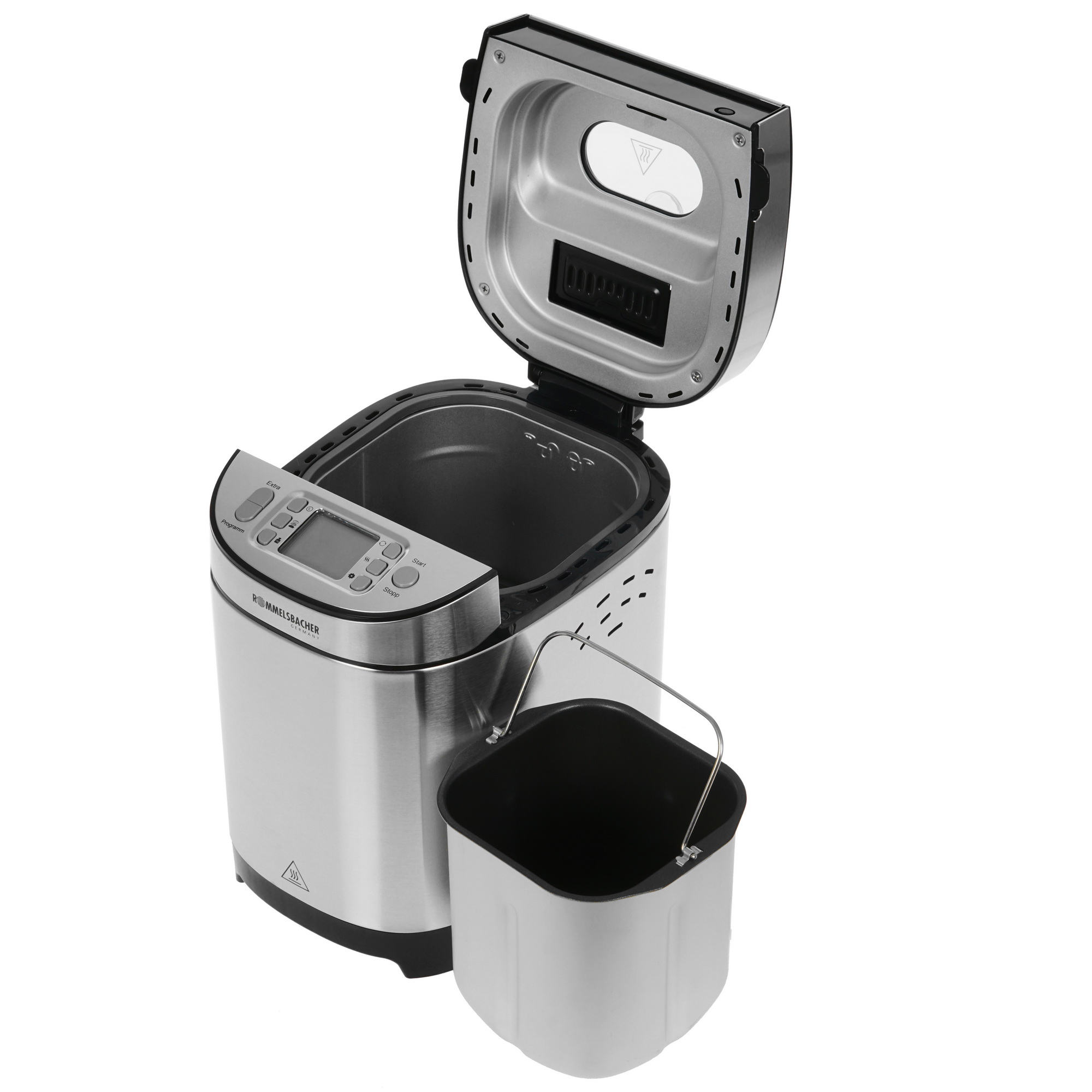 8195368 Хлебопечь Rommelsbacher BA 550 серебристый STDN-0067547 - Вид №5