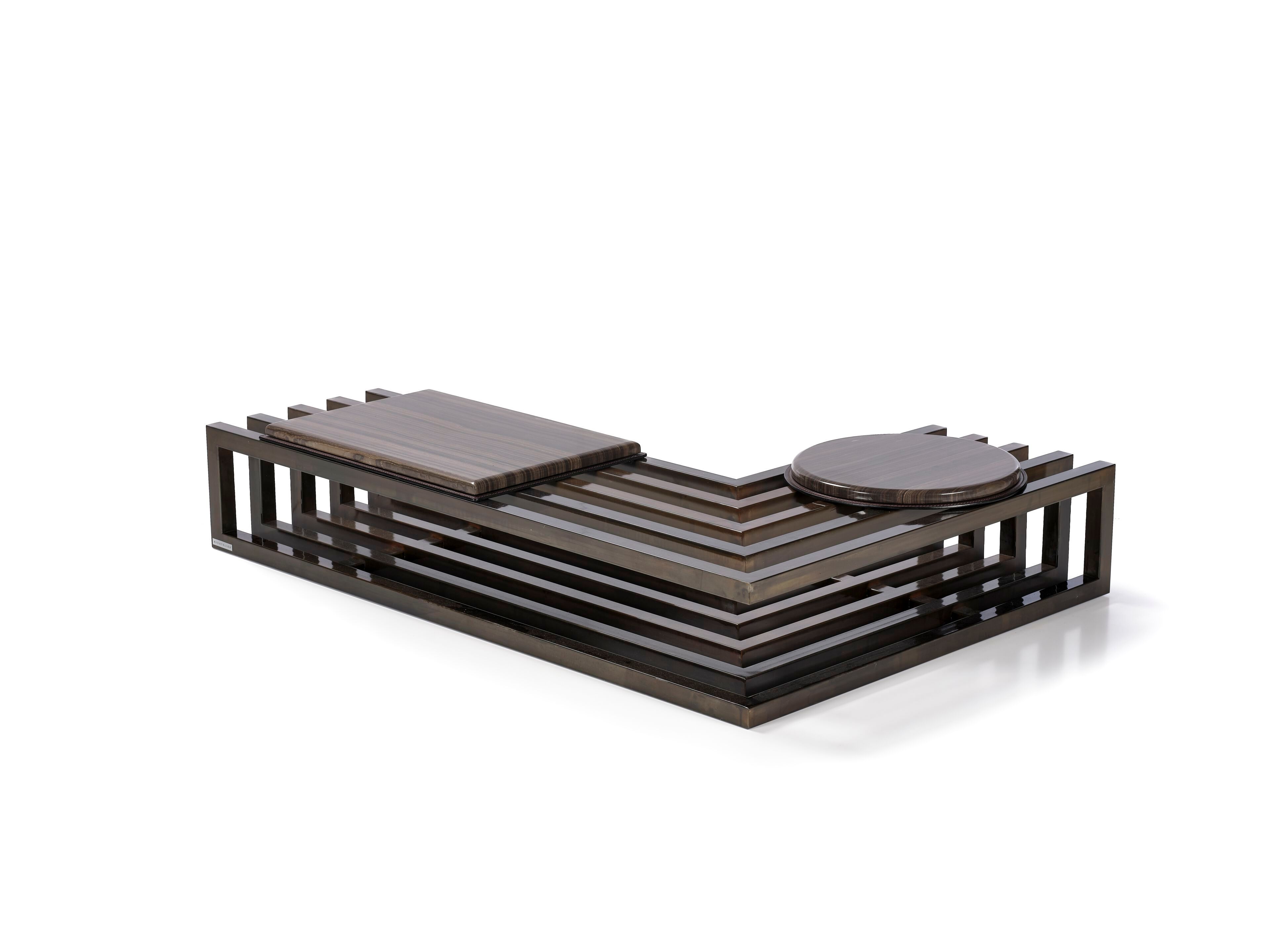 Набор металлических низких журнальных столиков RIVATELIER COVENT ARCH-00035676 - Вид №3