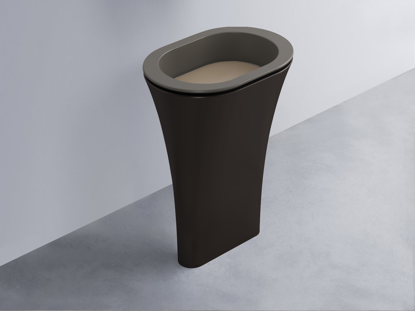 AMLA65-FN+AMPILO-AN+AMCOLO-LV Раковина Amedeo Ovale отдельностоящая cielo Enjoy + Amedeo Ceramica Cielo