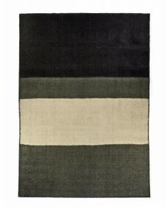 Élitis Прямоугольный коврик из ткани в полоску