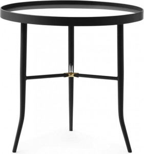 602291 Столик Lug Table Small Black Normann Copenhagen