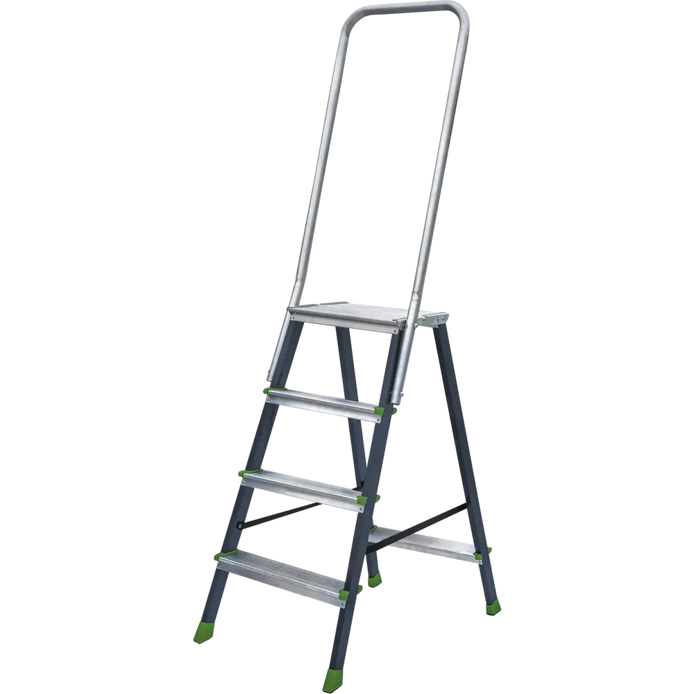 Стремянка стальная Новая Высота NV2136 4 ступени, максимальная нагрузка 150 кг STLM-2154581