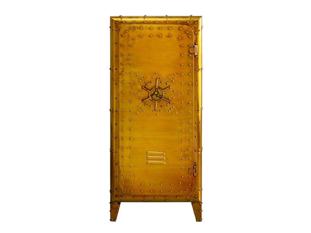 Стальной напольный сейф KARE Design LOCKER GOLD ARCH-00114291
