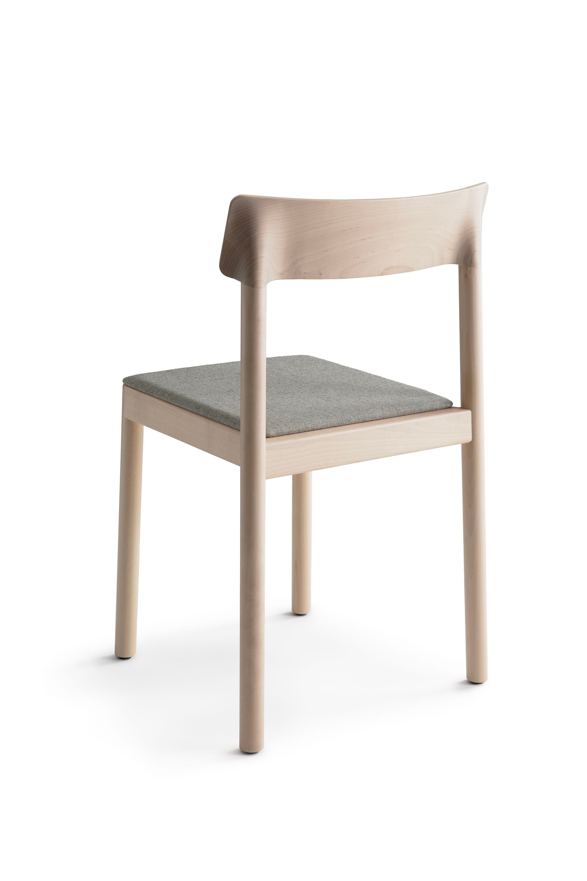 Штабелируемый стул из березы с мягким сиденьем Nikari KUMU ARCH-00056693 - Вид №1