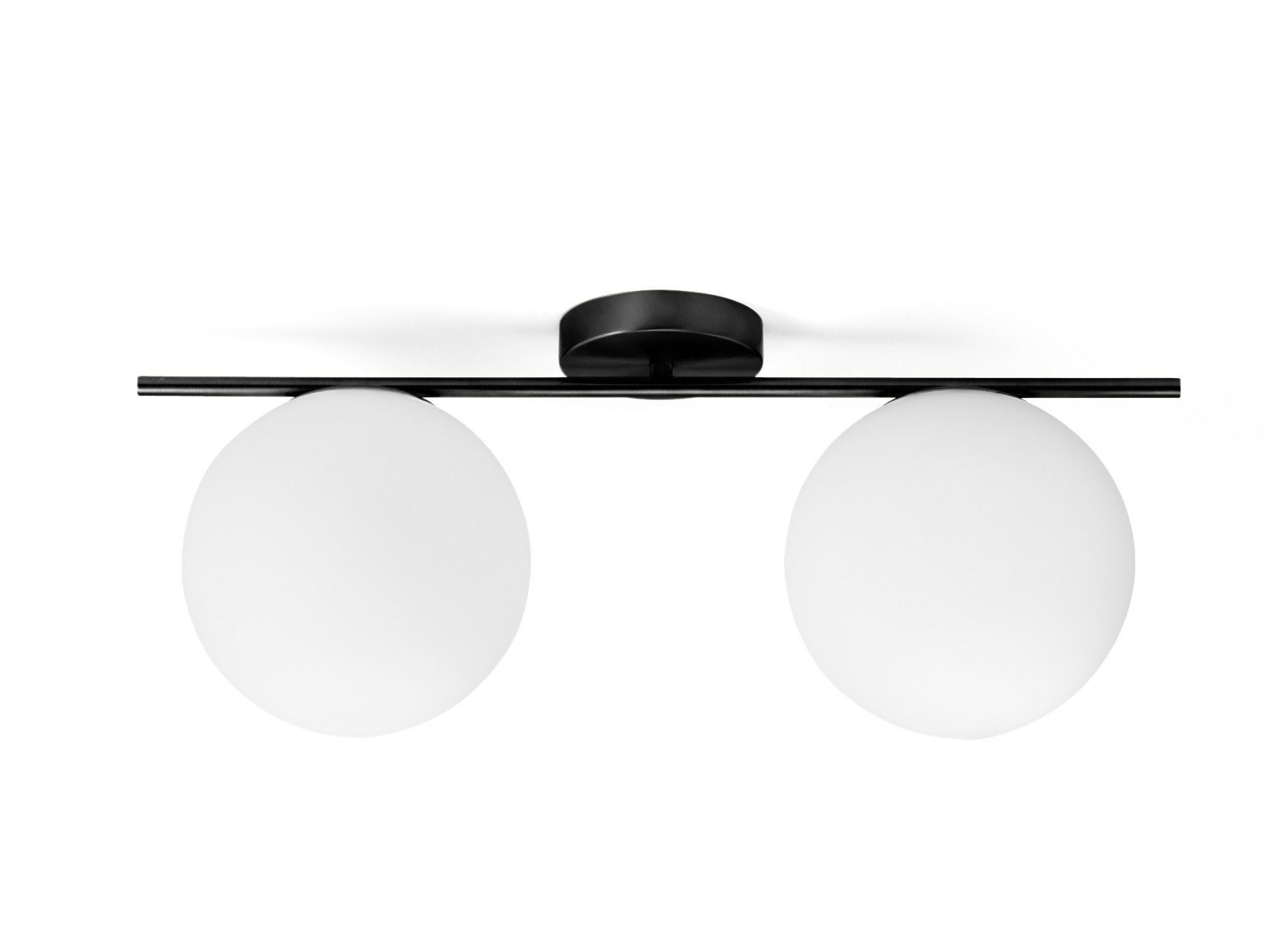 Потолочный светильник из опалового стекла и металла Miloox Jugen ARCH-00152256 - Вид №3