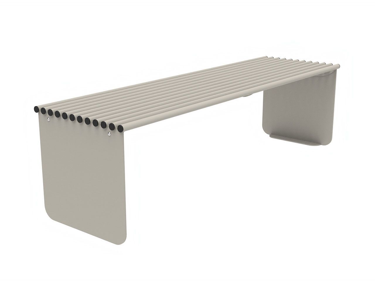 Скамейка из листового металла и труб Lazzari весна ARCH-00019520 - Вид №7