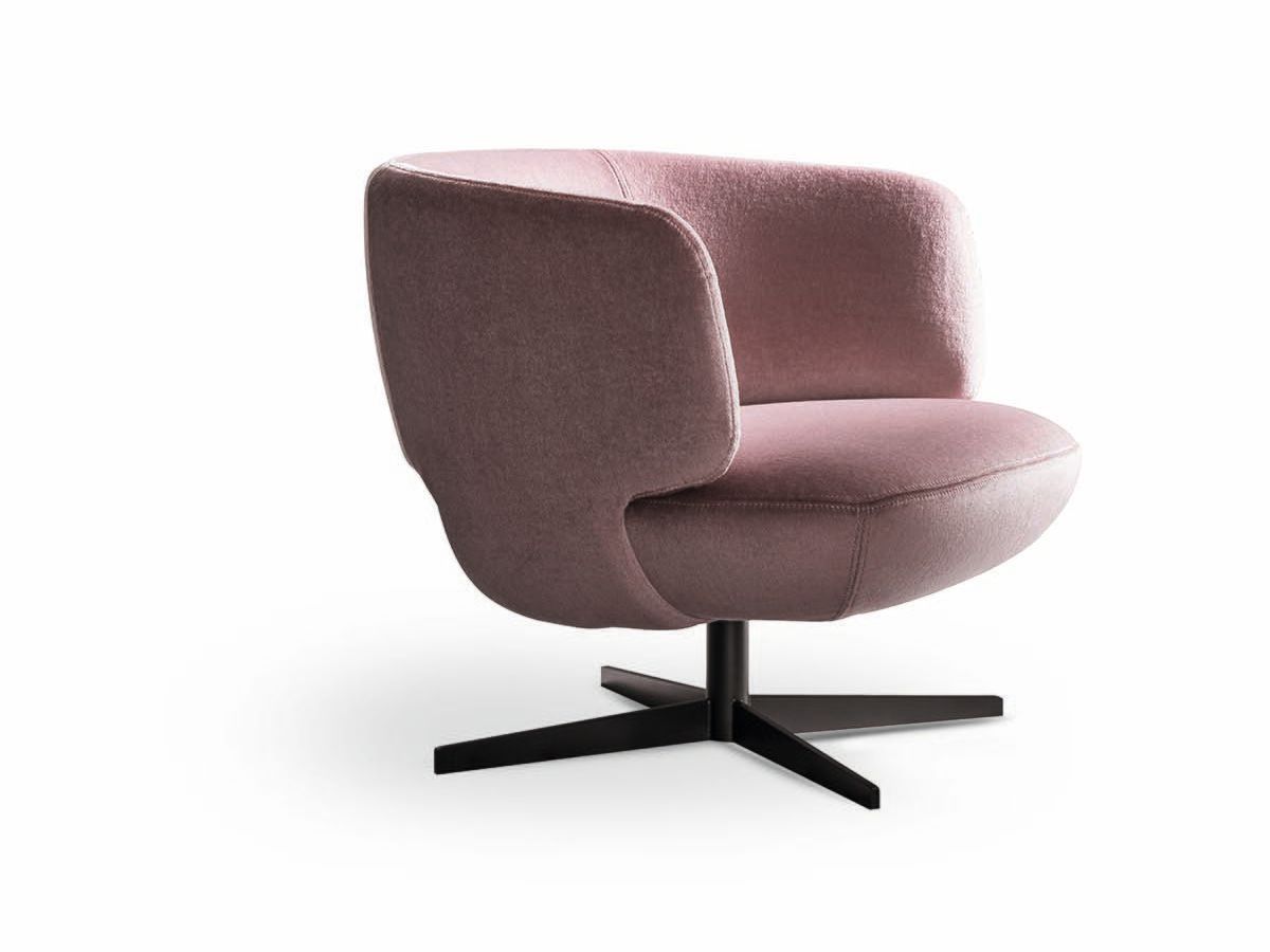 Тканевое вращающееся кресло BONALDO DOGE ARCH-00052240