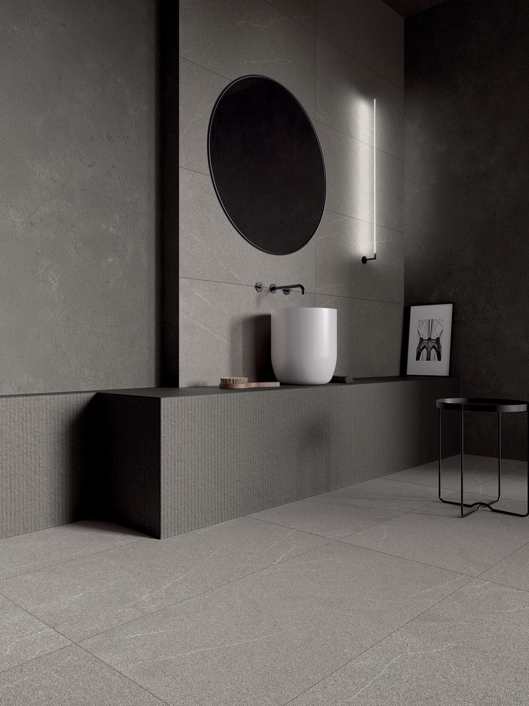 Пол / керамогранит с эффектом цемента MARINER Limeblend ARCH-00075048 - Вид №1