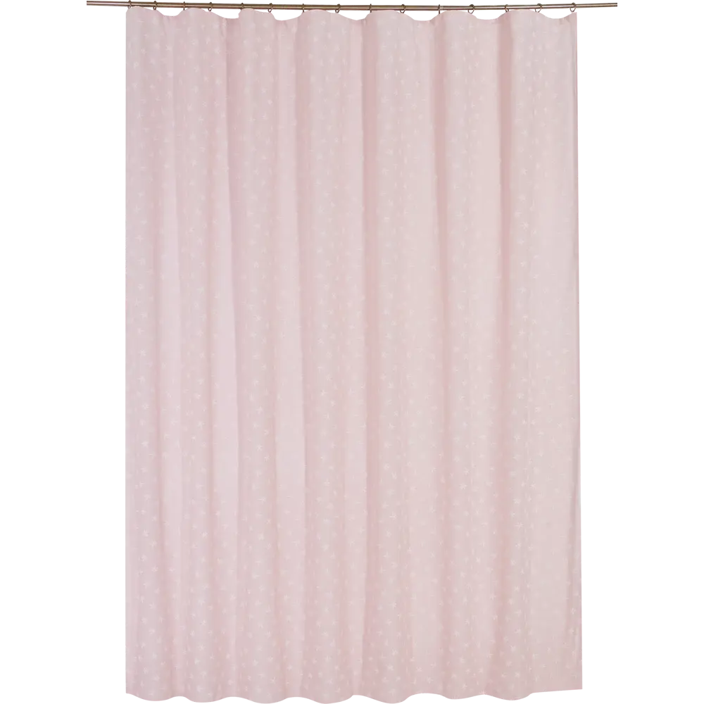 Тюль на ленте Лютик 250x260 см цвет розовый MIAMOZA STLM-2162566 - Вид №1