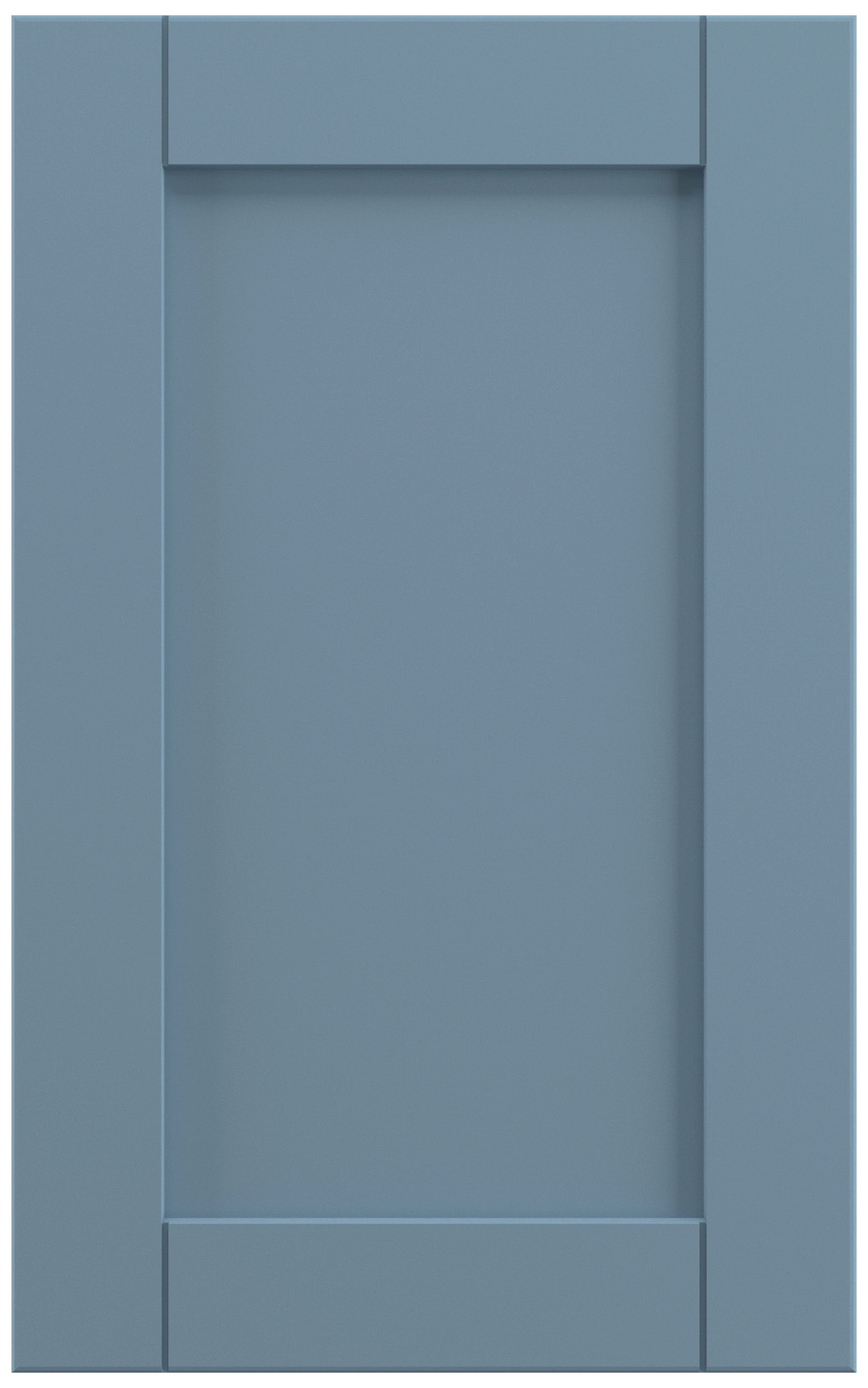 Фасады для кухни Кантри Фрезеровка «Лжевыборка» 702 Голубой SIDAK SIST690-13549