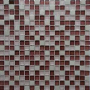 G026 Pink mix мозаика 305х305 чип 15х15