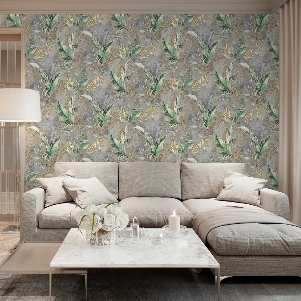 Обои флизелиновые Victoria Stenova Leto серые 1.06 м 989727 STLM-2102538 - Вид №2