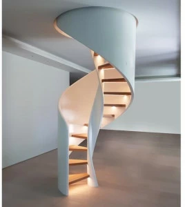 Siller Treppen Винтовая лестница из массива дерева со светодиодной подсветкой Tornado