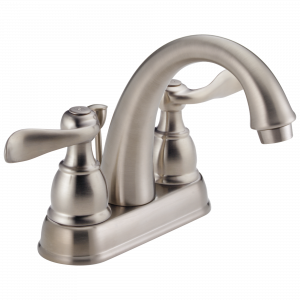 B2596LF-SS Смеситель для ванной комнаты с двумя ручками Delta Faucet Windemere Нержавеющая сталь