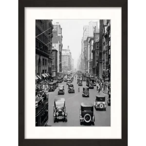 Картина в раме Старый Нью-Йорк 33x40 см цвет разноцветный