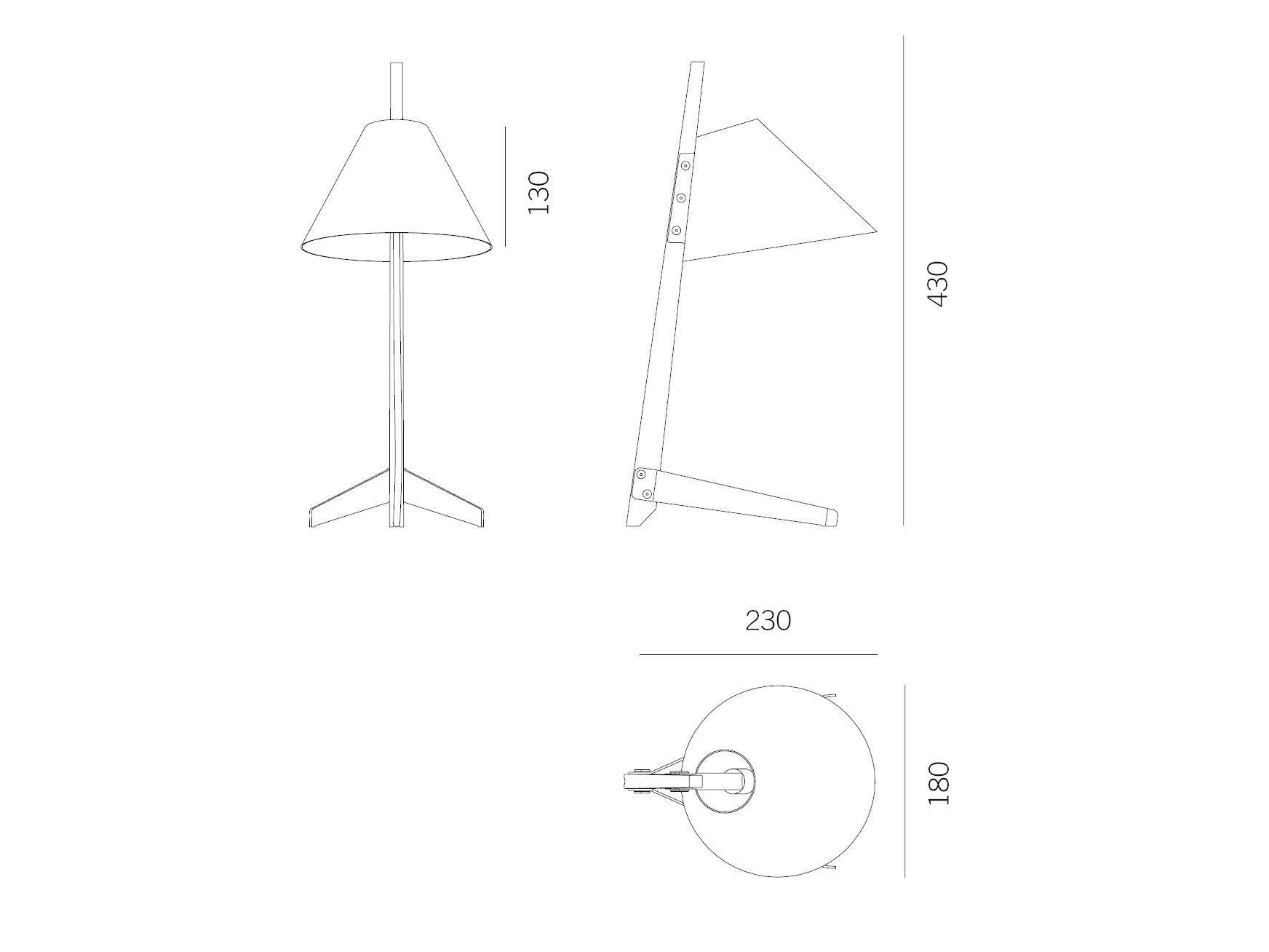 Настольная лампа из металла и дерева Kalmar Билли ARCH-00152846 - Вид №6